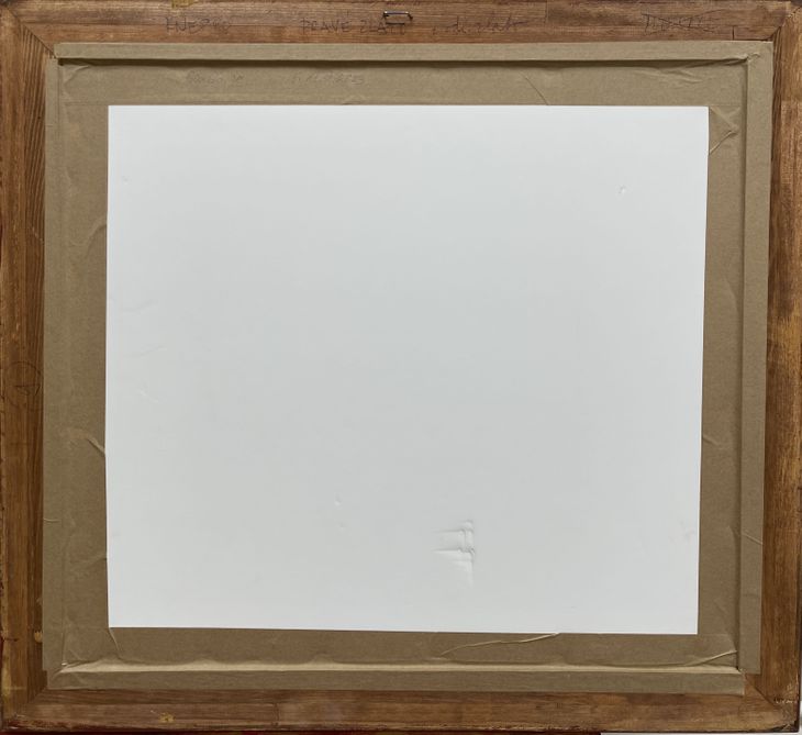 Studie k dvoubarevné fuze - barevná abstrakce - 2